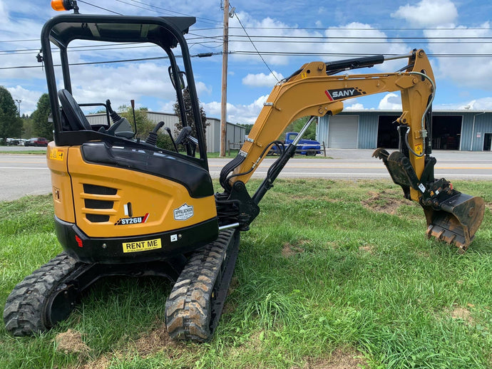 RENTAL Sany U26 Mini Excavator